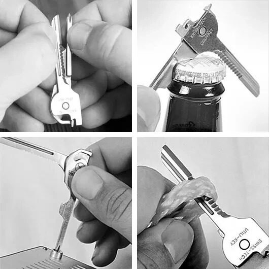 Мультитул брелок 6-в-1 Utility Key ST66676